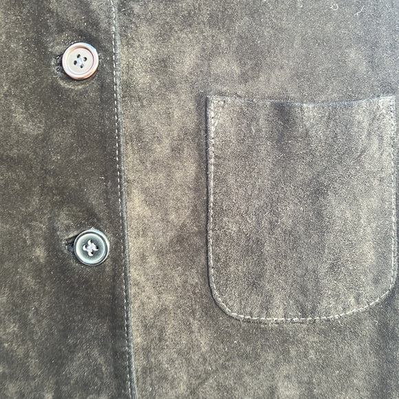 Revue size 4 leather suede Shacket (shirt/jacket) - Picture 4 of 7